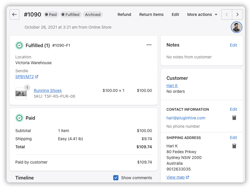 Automatically-mark-sendle-orders-as-fulfilled