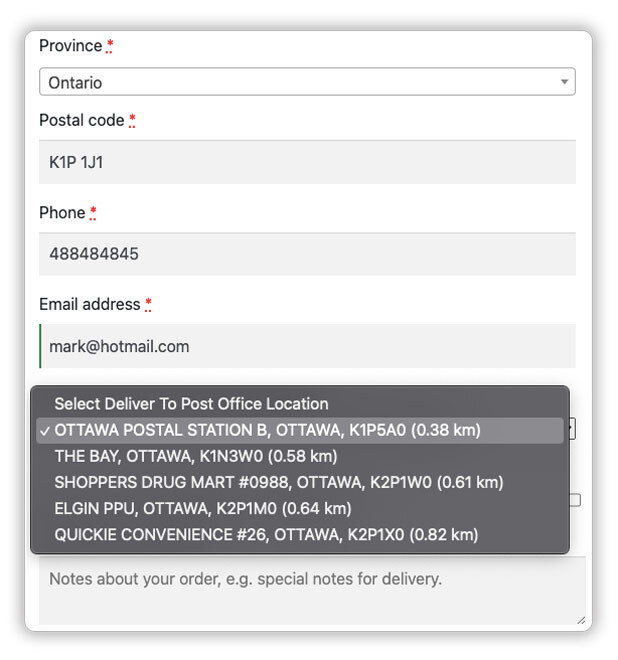 canada post d2po