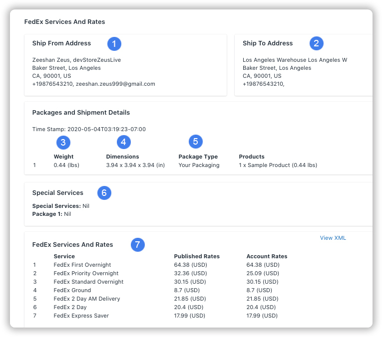 FedEx-App-Rates-Log