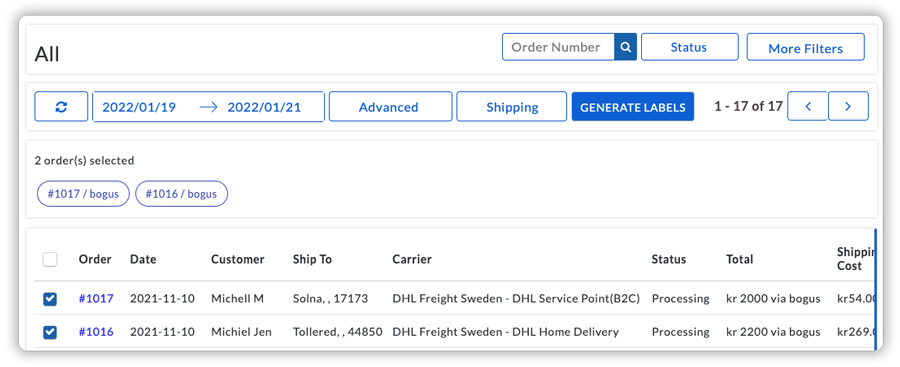 Generate-DHL-Sweden-labels