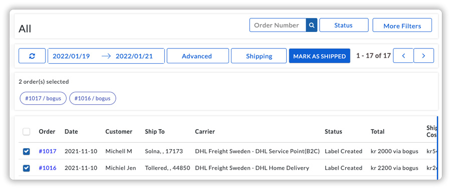 Mark-as-shipped-dhl-sweden