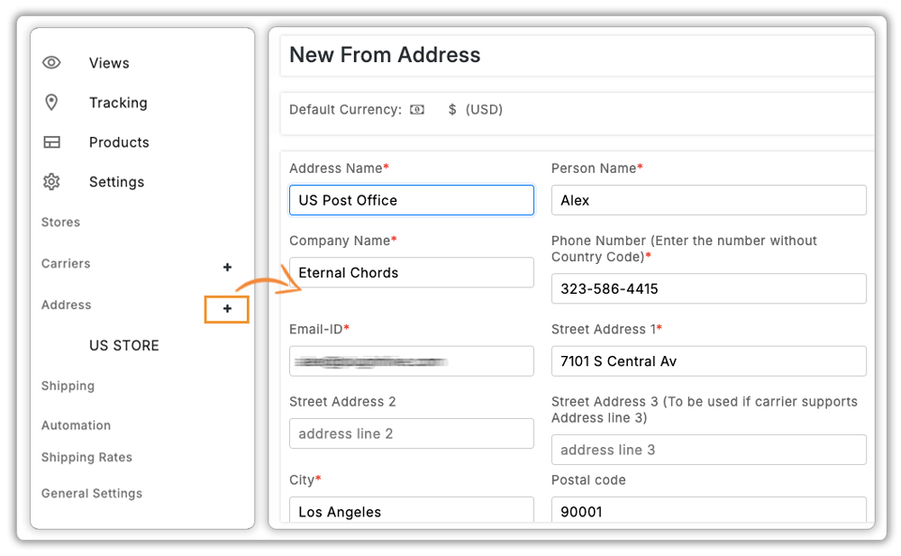 add usps drop off address