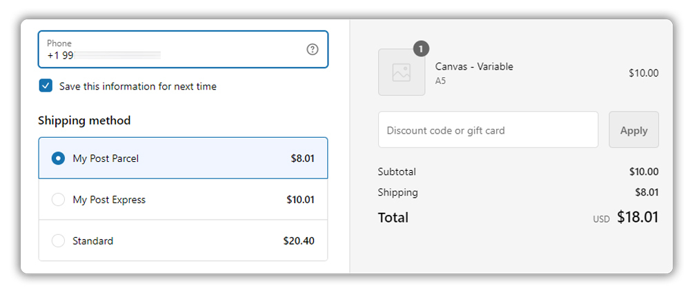 australia post shpping rates