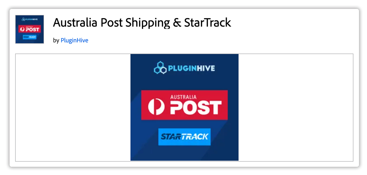 Australia Post Shipping & StarTrack