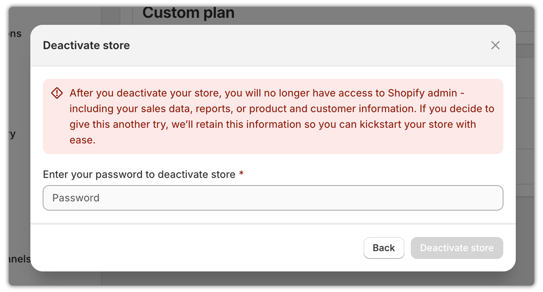 cancel shopify subscriptions