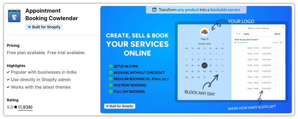 Appointment Booking - Cowlendar