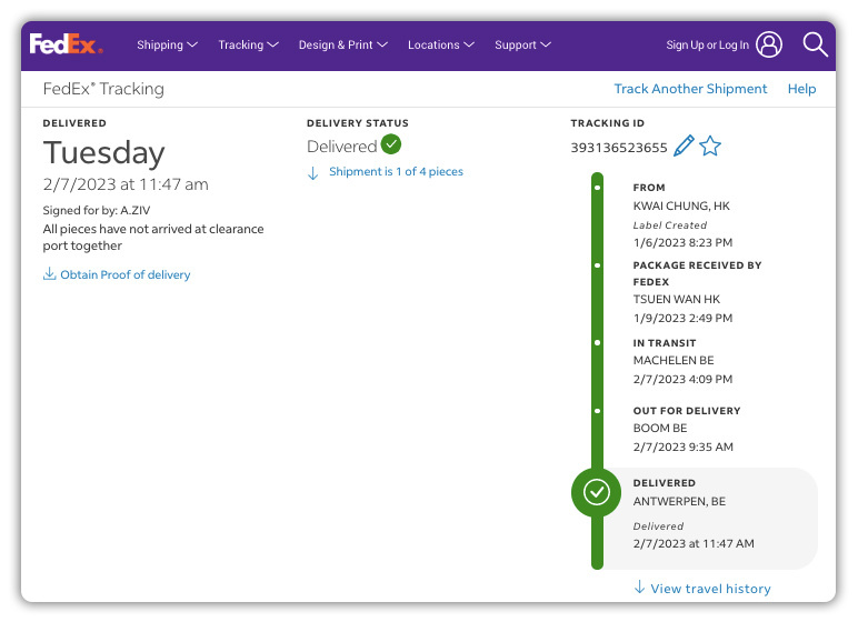 live fedex tracking