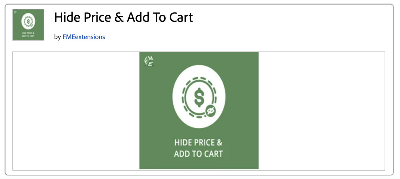 Hide Price & Add To Cart Button