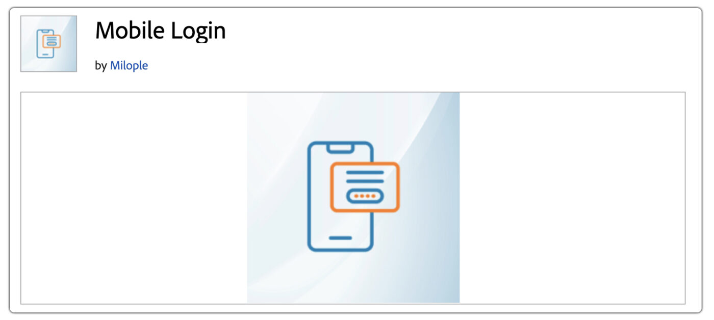 mobile login