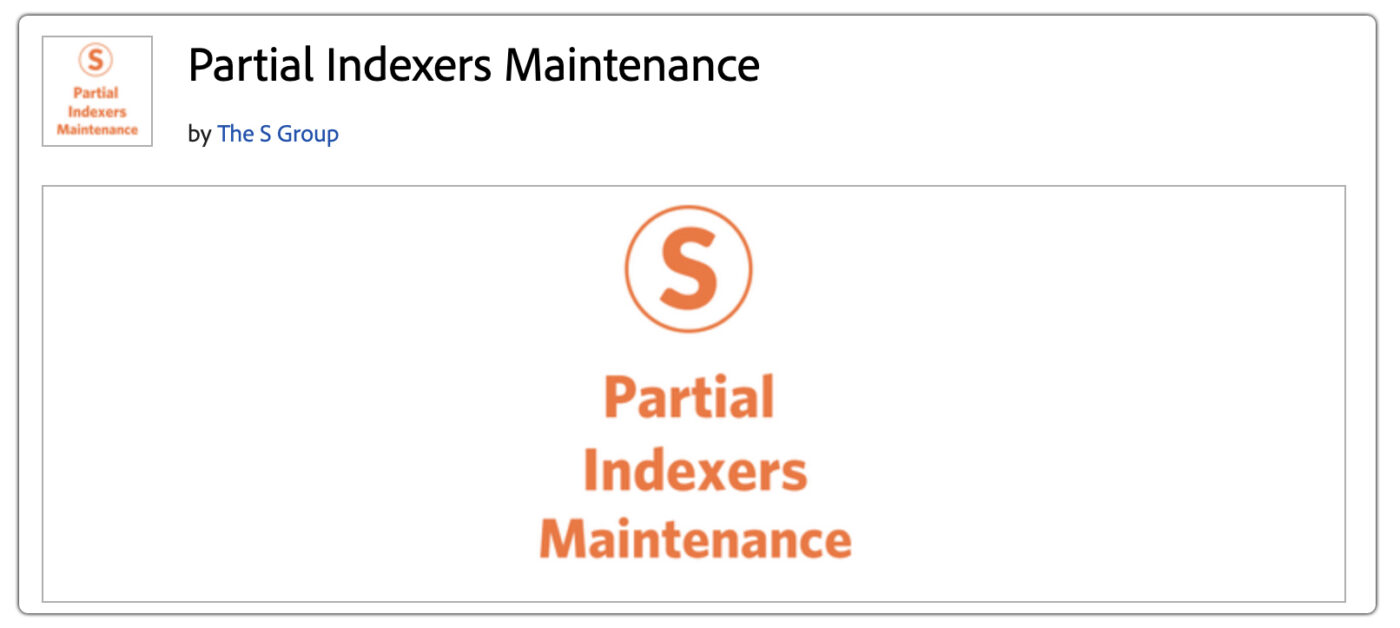 Partial Indexers Maintenance