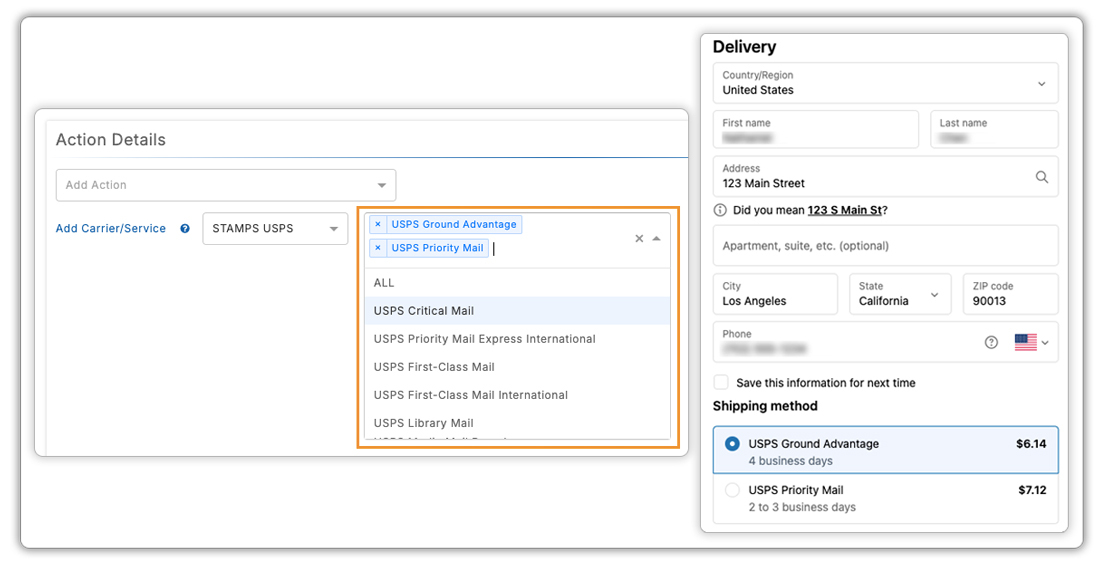 shopify usps rates