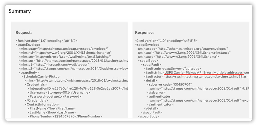 pickup-xml-response