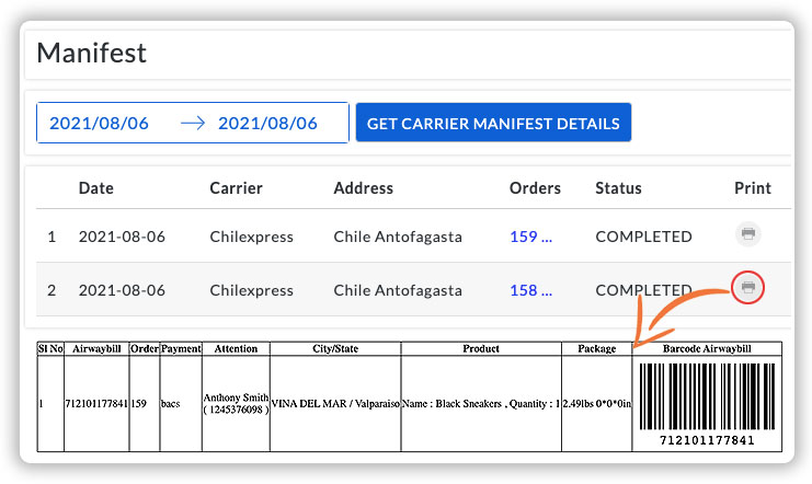 print-chilexpress-manifest-