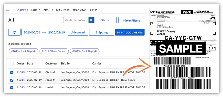 Print-DHL-Labels