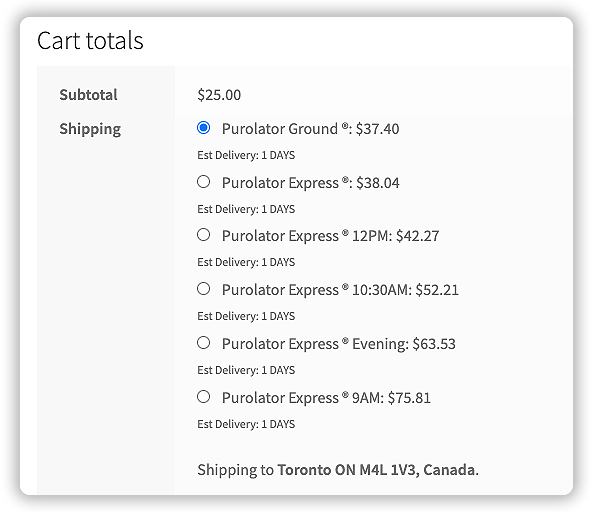 Purolator-woocommerce-rates-1