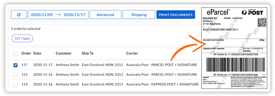woocommerce-australia-post-shipping-labels