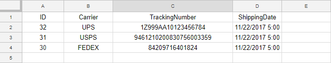 Multiple shipment tracking and bulk import