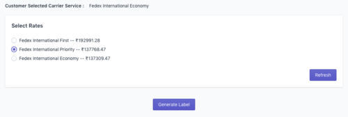 Select FedEx Shipping Service