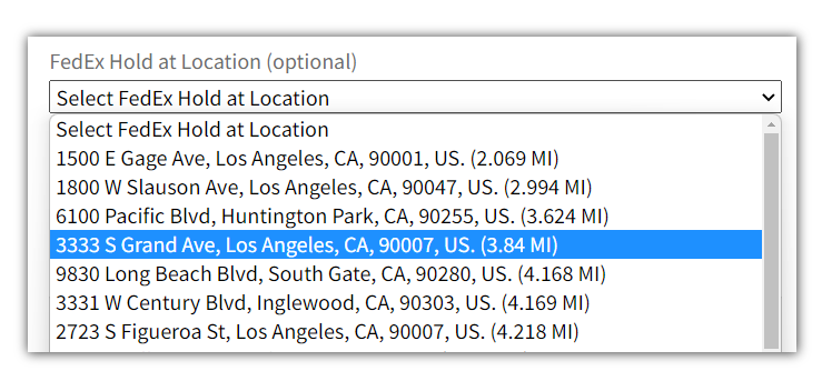 fedex locations