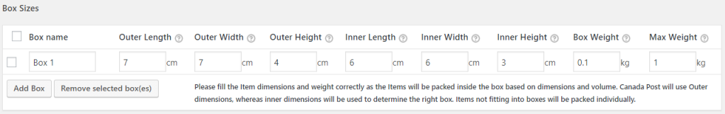 Shipping Label for a Single Package