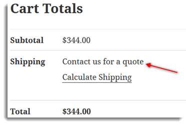 cart total
