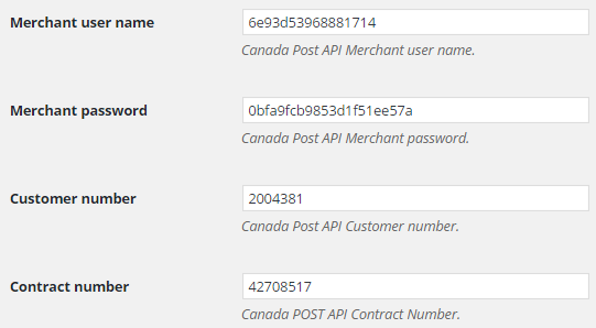 correct API