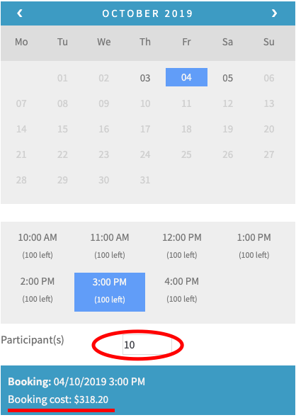 Event Booking