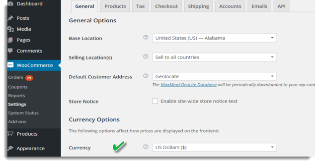 Units will be fetched from the WooCommerce plugin 
