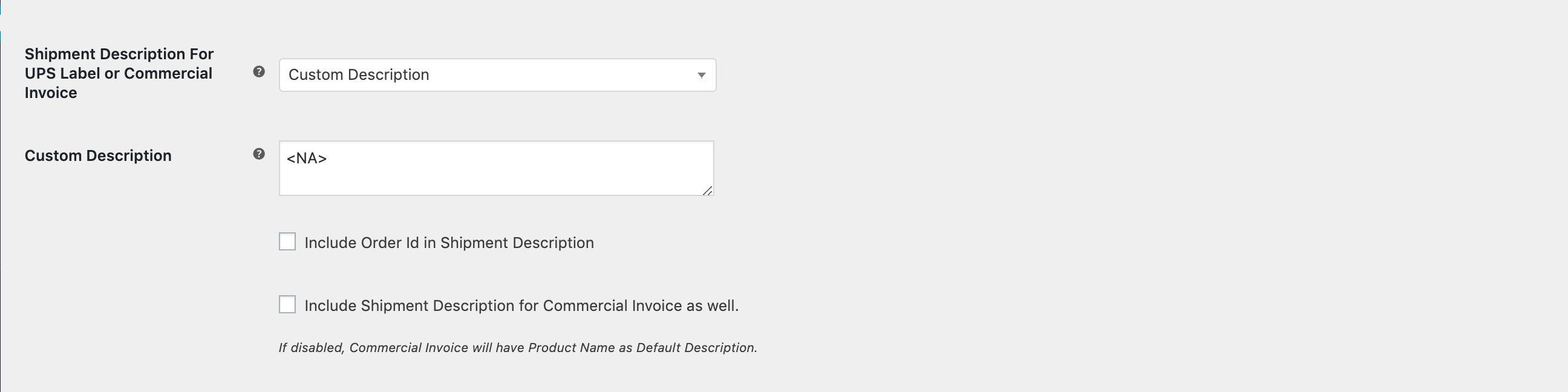 customize product description with custom text