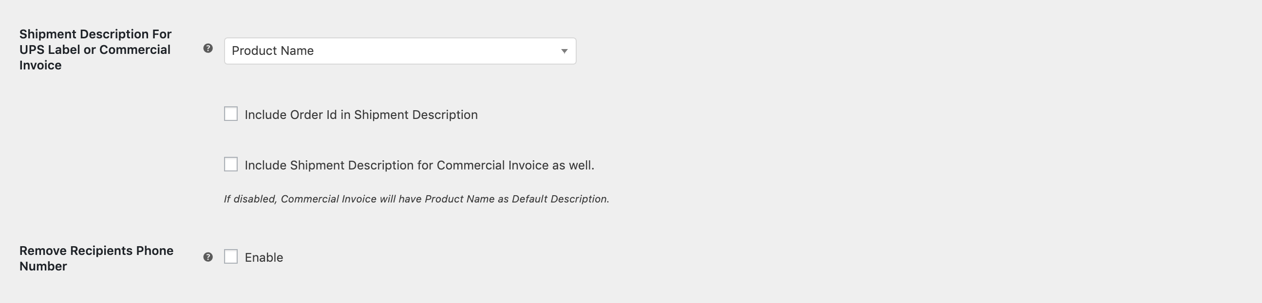 customize product description