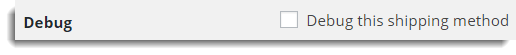 Debug mode