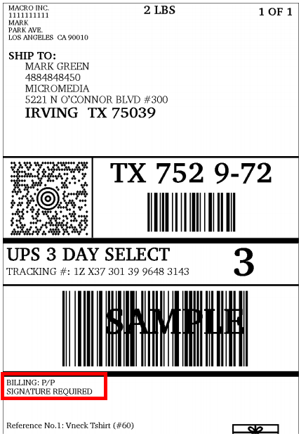 delivery confirmation for residential address