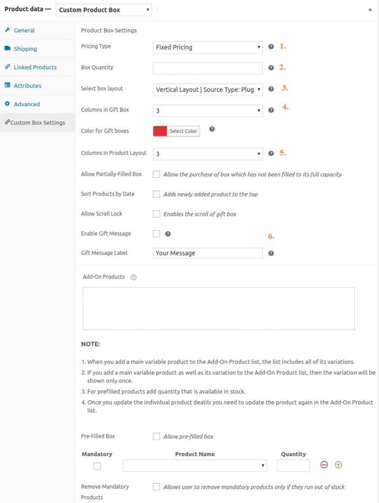 woocommerce custom product boxes