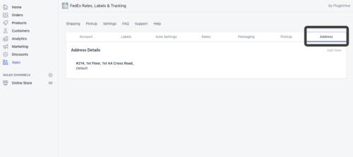 Shopify FedEx App