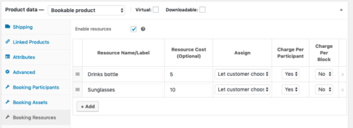 Booking Resource