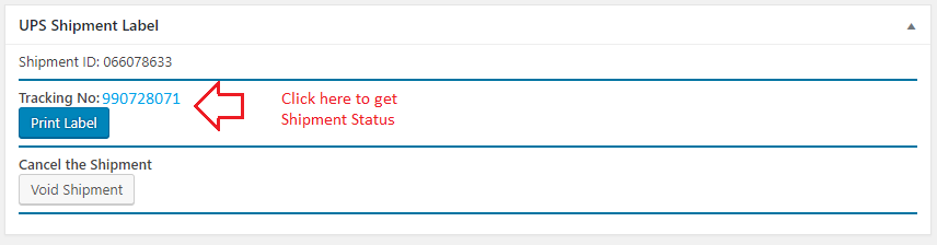 print woocommerce ups shipping label