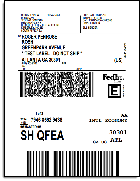 woocommerce fedex shipping label