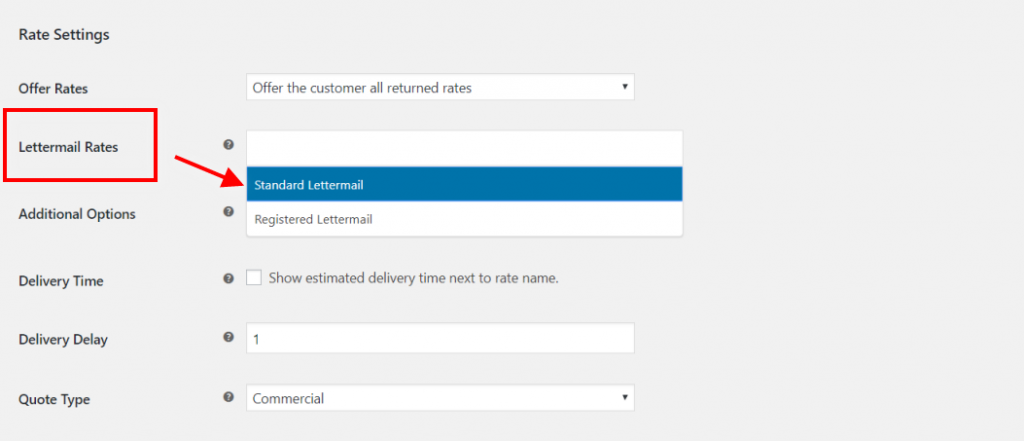 Lettermail services