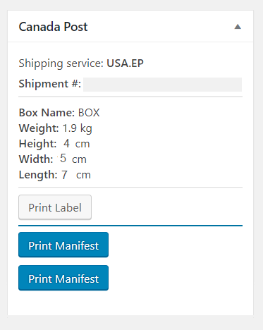 Print Manifest