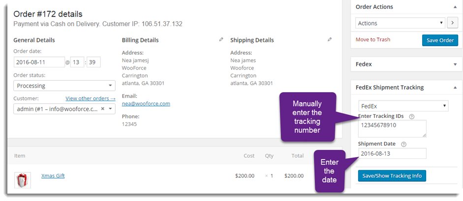 shipment tracking
