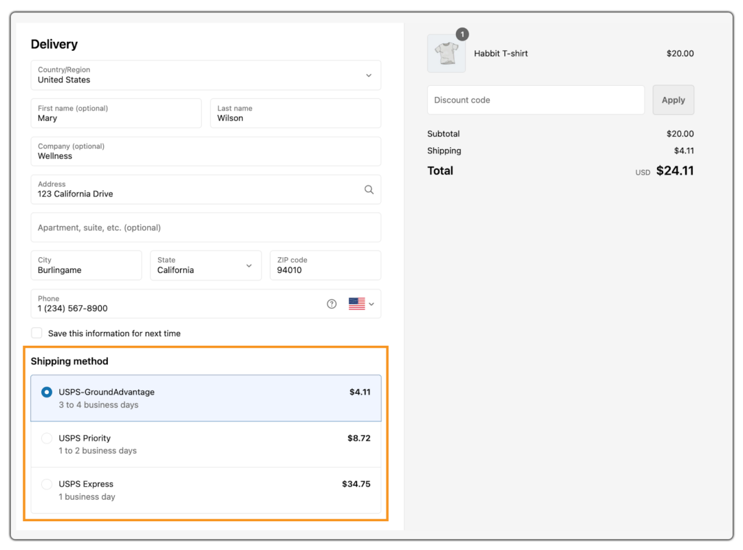 live USPS rates