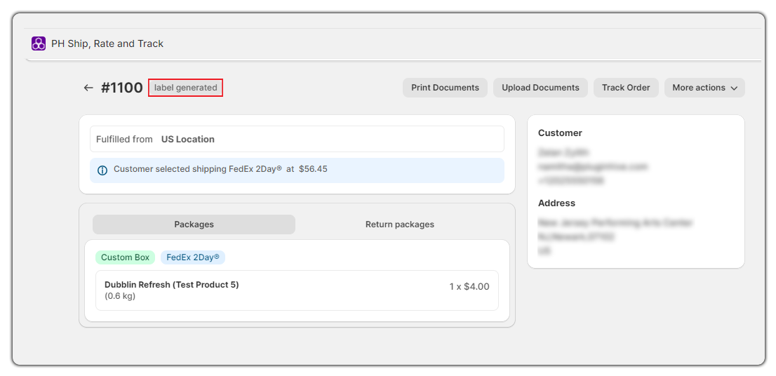 shopify fedex app