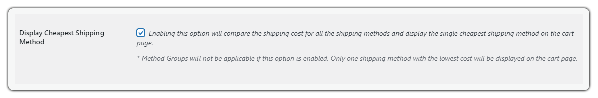 cheapest shipping service