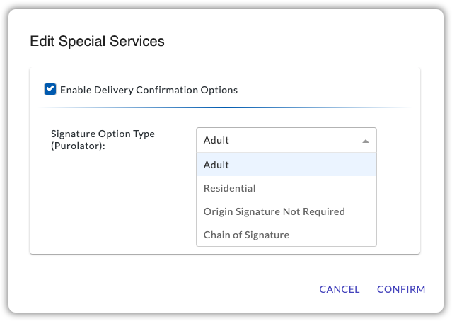 signature option type