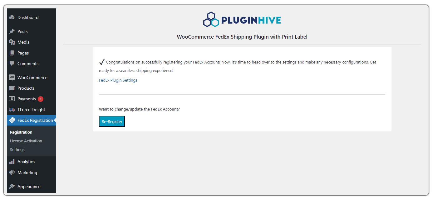 WooCommerce fedex shipping