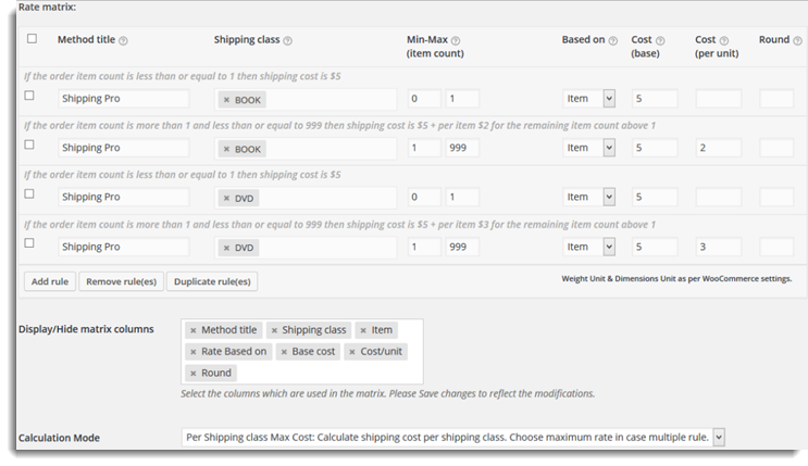 plugin admin setting