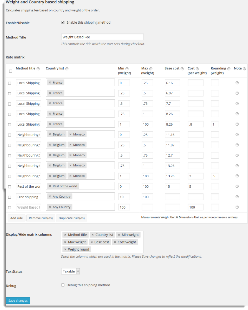 Plugin Admin Settings