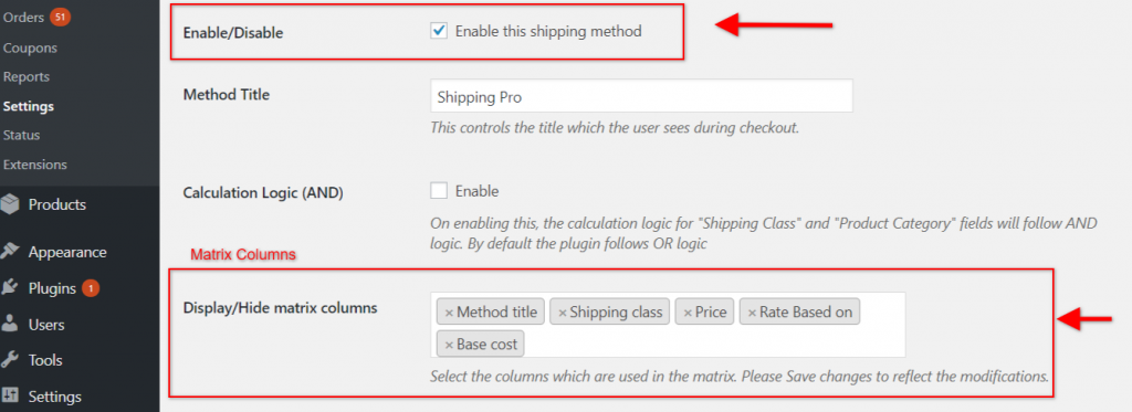 Plugin Settings