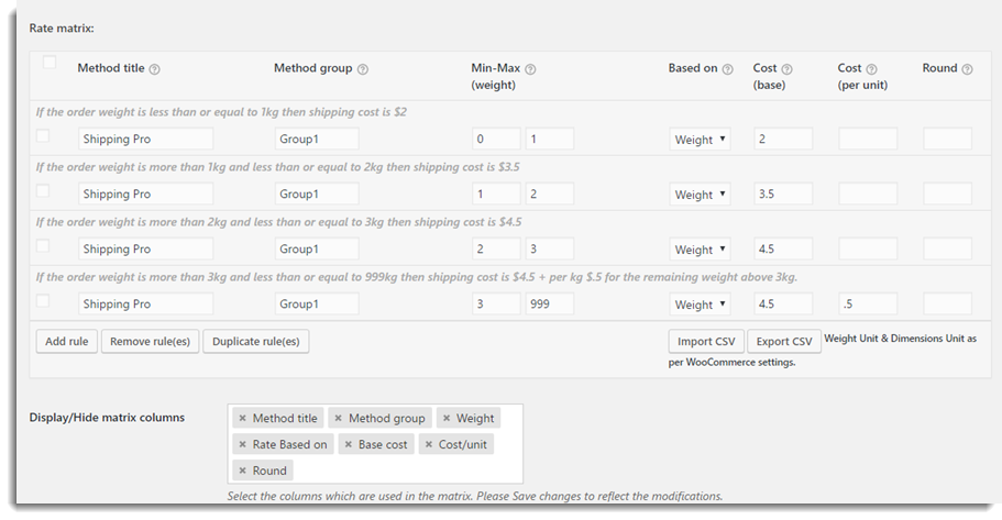 Calculating the shipping cost