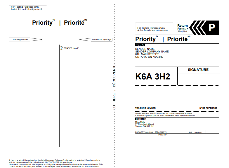 Return Label